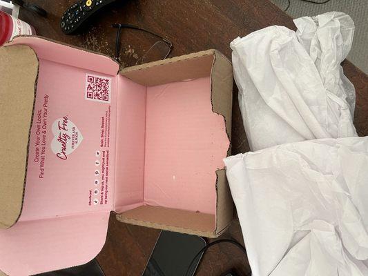 my item was stolen and delivered empty