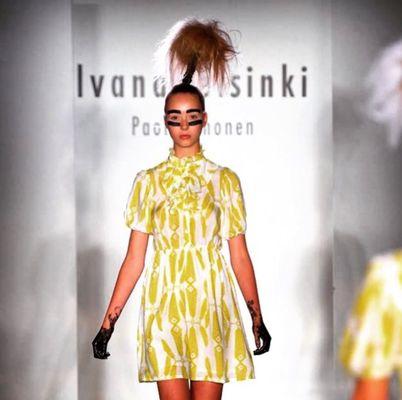 My Model I worked on at NYC Fashion week