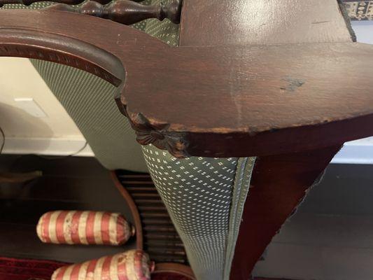 mahogany wood damage