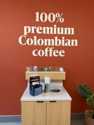 Clean self-serve station