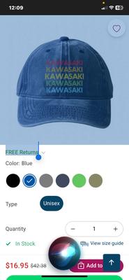 Kawasaki hat and tee wanted to purchase!