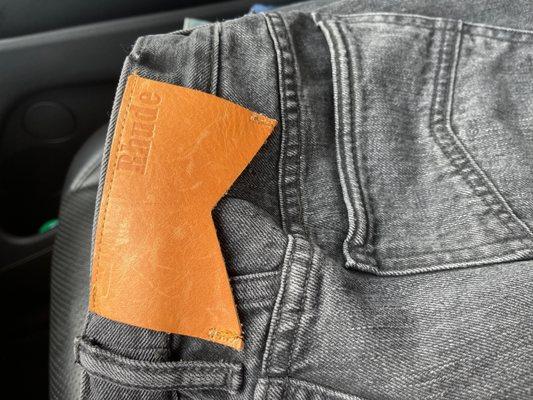 The scratched my $1,600 jeans and tried to blame me for it Didn't even offer a refund