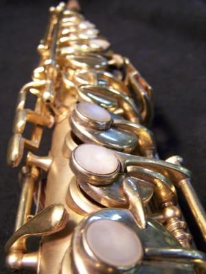 Martin gold plated soprano saxophone