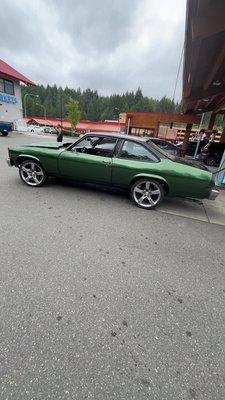 My 79 nova getting picked up to be dropped off.