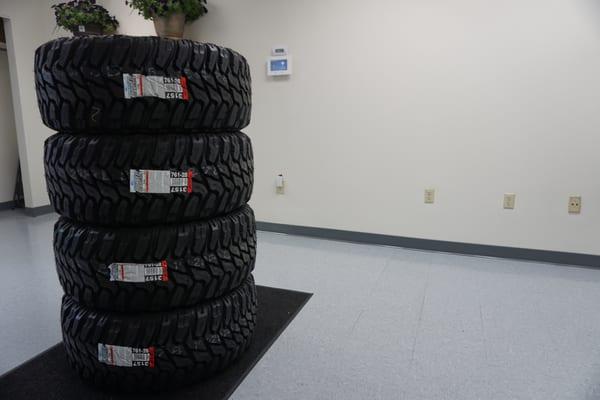 Let us help you save money on new tires as well!