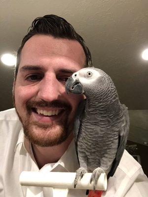 Zazu's all better after a visit to Parrish Creek!