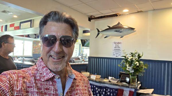 ROSARIO S. CASSATA AT THE 291 OCEAN STREET RESTAURANT IN MARSHFILED IN MASSACHUSETTS.