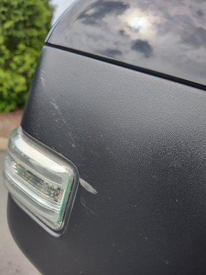 Mirror damage by blowers