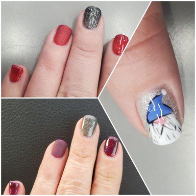 Love the Color Changing Gel Polish and cute designs!