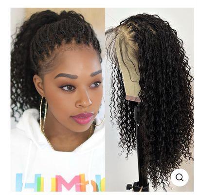 Braided wig Human Hair
