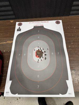 CCW qualification @ 3, 5, 7 yards