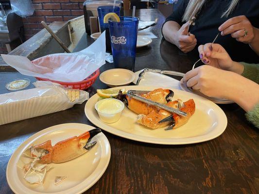 Stone crab claws