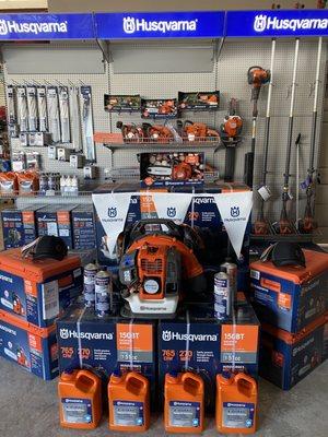 B and C Mower is happy to announce that we carry Husqvarna two cycle