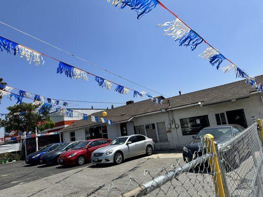 Behind the Car4Less used car dealership. 4.30.2023