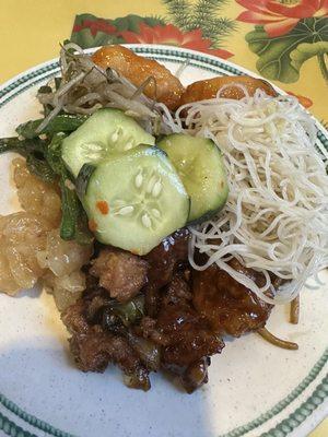 Plate 1 of the buffet