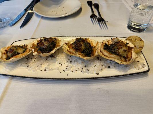 2025 Photo
Prawn & Scallop Rockefeller (3 for $22) or +1 for $5 upchage