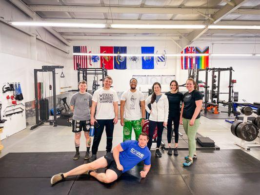 Our 6am class at our new location.