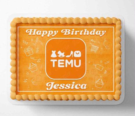 Temu birthday cake