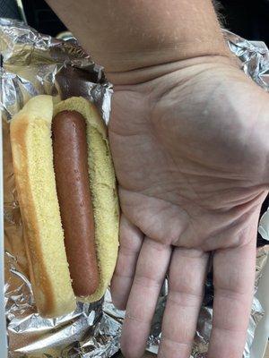 Just like the little league snack stand except the ripoff price.