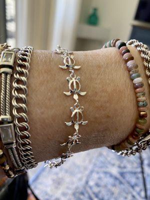 Love this sterling turtle bracelet I found here!
