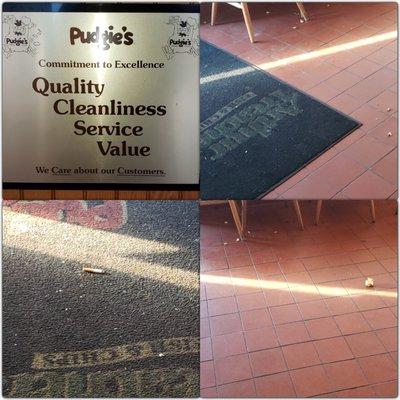 I'm really hoping that their kitchen is cleaner than this... Restaurant grounds...