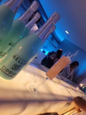 Delicious complimentary beverage