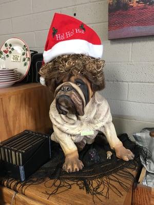 Roger, the store mascot