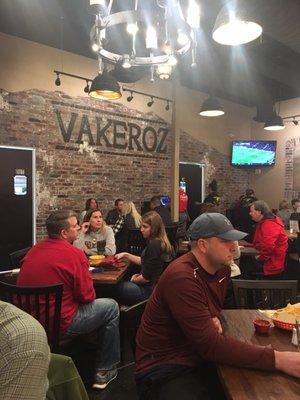 Open!  We went in and tried it on the night they opened and we were not disappointed!  We will definitely be back very soon