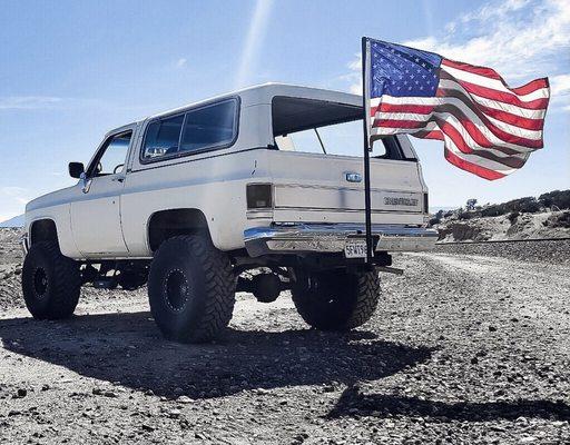 Looking for a sturdy, sleek, and reliable way to show your pride? We've got the Flag Pole for you. Can be purchased through our site.