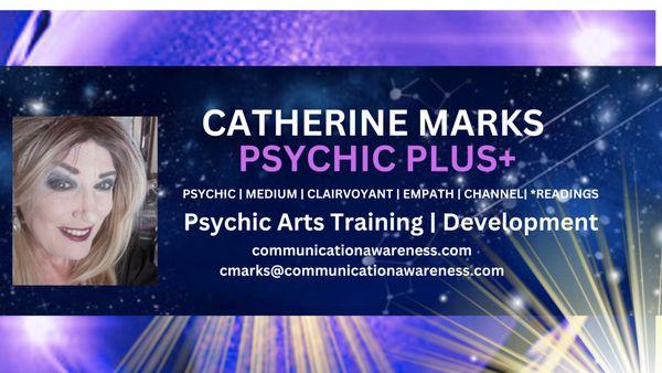 TRAIN with CATHERINE MARKS
ALL THE PSYCHIC ARTS | DEVELOPMENT