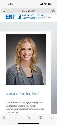 This is the person I met with and she stood at the doorway and said because of your weight you would not be a fit for the device and left.