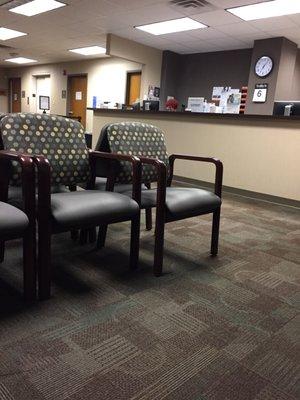 Reception area.