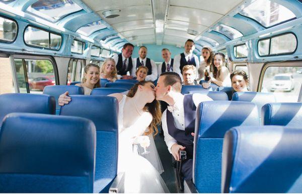 wedding party partying on 373- Elizabeth Ann Studios