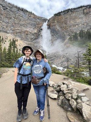 Hiking with my grandson