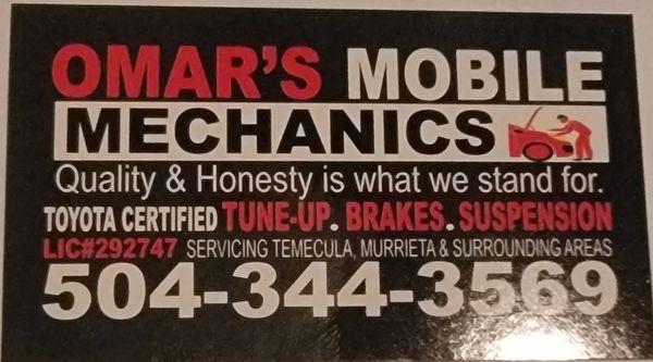 Omar's Mobile Mechanics