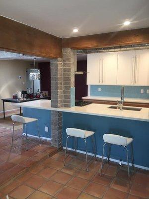 Custom kitchen remodel.