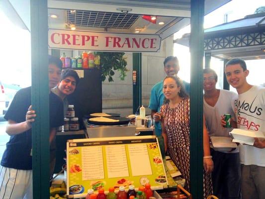 Awesome crepes make for happy kids!!!