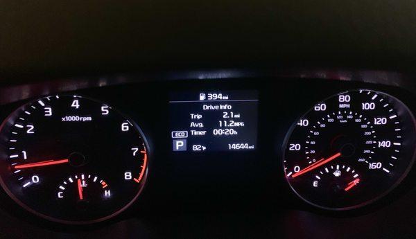 The tank when I returned it