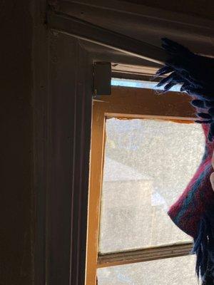 Window in room never closed I've asked them to repair the windows,they never did . My family got sick from cold air