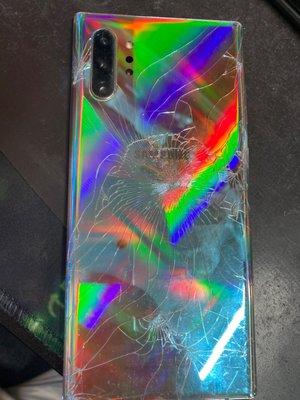 Note 10 back glass