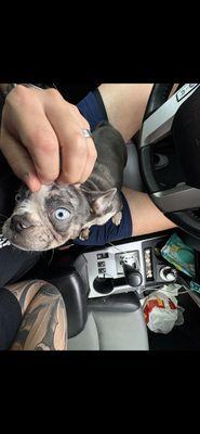 On our way to receive care.