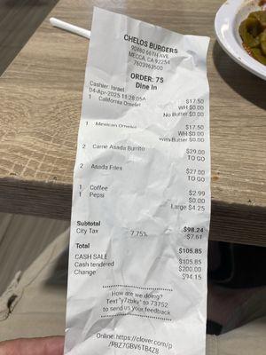 We Oder some goodies too