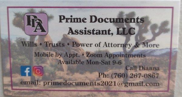 Prime Documents Assistant