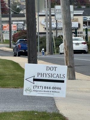 We offer DOT physicals