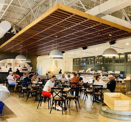 Pizza cafe inside is taking off like a rocket...