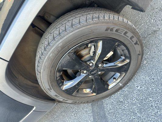 After they patched my tire