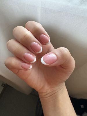 French nails, gel