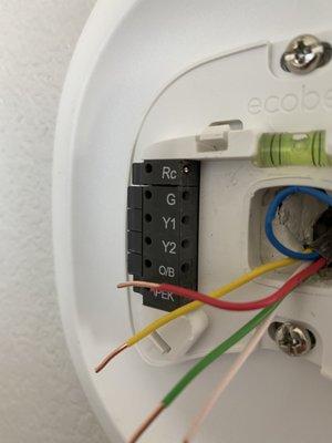 Rc slot has broken lead left by Geek Squad