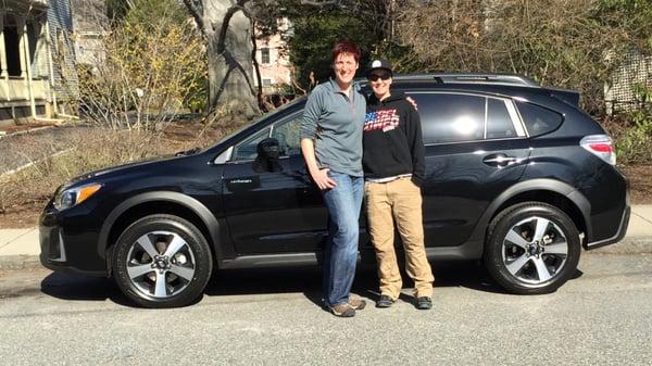 Yay! Our new 2016 Crosstrek Hybrid Thanks Milford Subaru for making it so smooth. You folks rock!