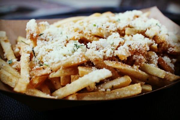 French fries topped with pecorino, garlic and herbs. From the Opie's GSB Truck. $6